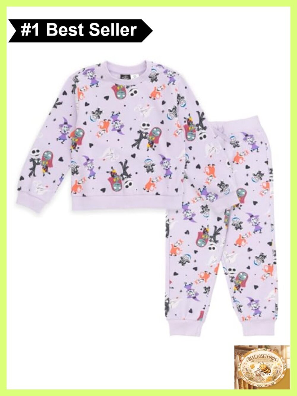 Disney Girls Fleece Sweatshirt and Pants Set Baby Kids